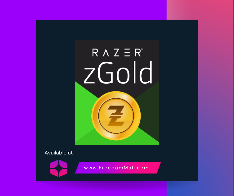 Razer Gold Game Voucher 10/20/30/50/100 USD (5 Variations)